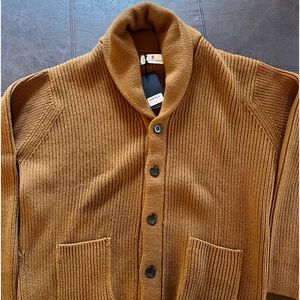 Brand New! Turnbull and Asser Knitwear Ainsley Ribbed Vicuna Brown Sweater.